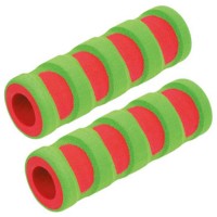 Factory price colorful bicycle handle grips durable pvc handle grip mtb rubber non-slip handle grip