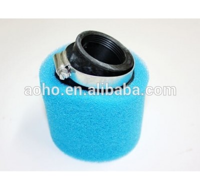 BLUE 41mm 42mm Bent Angled Foam air filter manufacturer